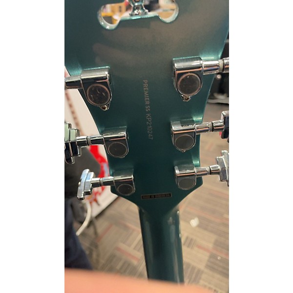 Used D'Angelico Used D'Angelico Premier Series SS Ocean Turquoise Hollow Body Electric Guitar