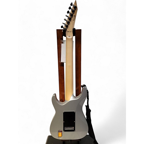 Used ESP LTD Ken Susi KS-M-7 Evertune 7-String Metallic Silver Solid Body Electric Guitar