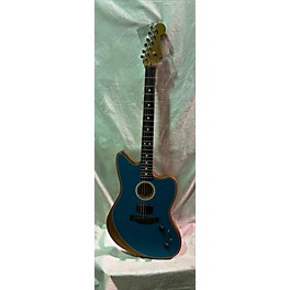 Used Fender Used Fender American Acoustasonic Jazzmaster Ocean Turquoise Acoustic Electric Guitar