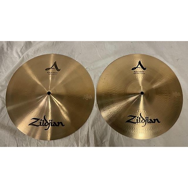 Used Zildjian 14in A Series Rock Hi Hat Pair Cymbal 33 | Guitar Center