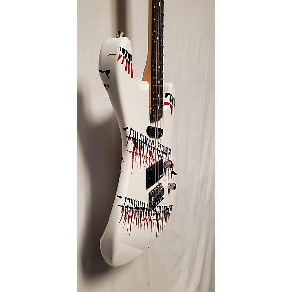 Used Charvette By Charvel Blood Splatter Solid Body Electric Guitar