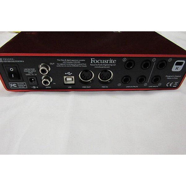 Used Focusrite Scarlett 6i6 Gen 2 Audio Interface | Guitar Center