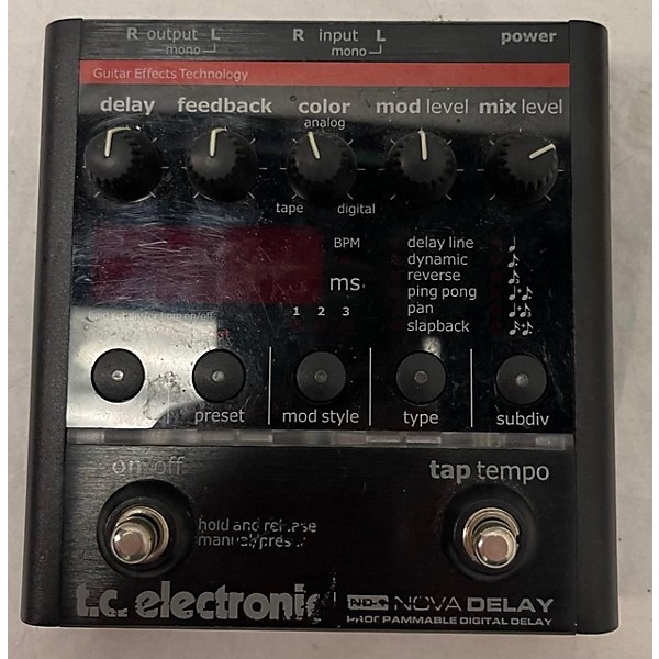 Used TC Electronic ND1 Nova Delay Effect Pedal | Guitar Center