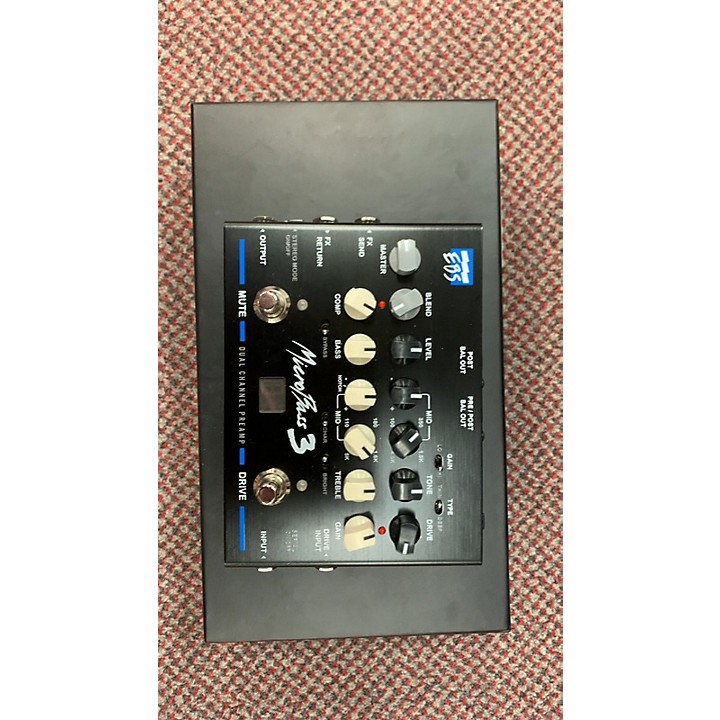 Used EBS Micro Bass 3 Bass Preamp | Guitar Center