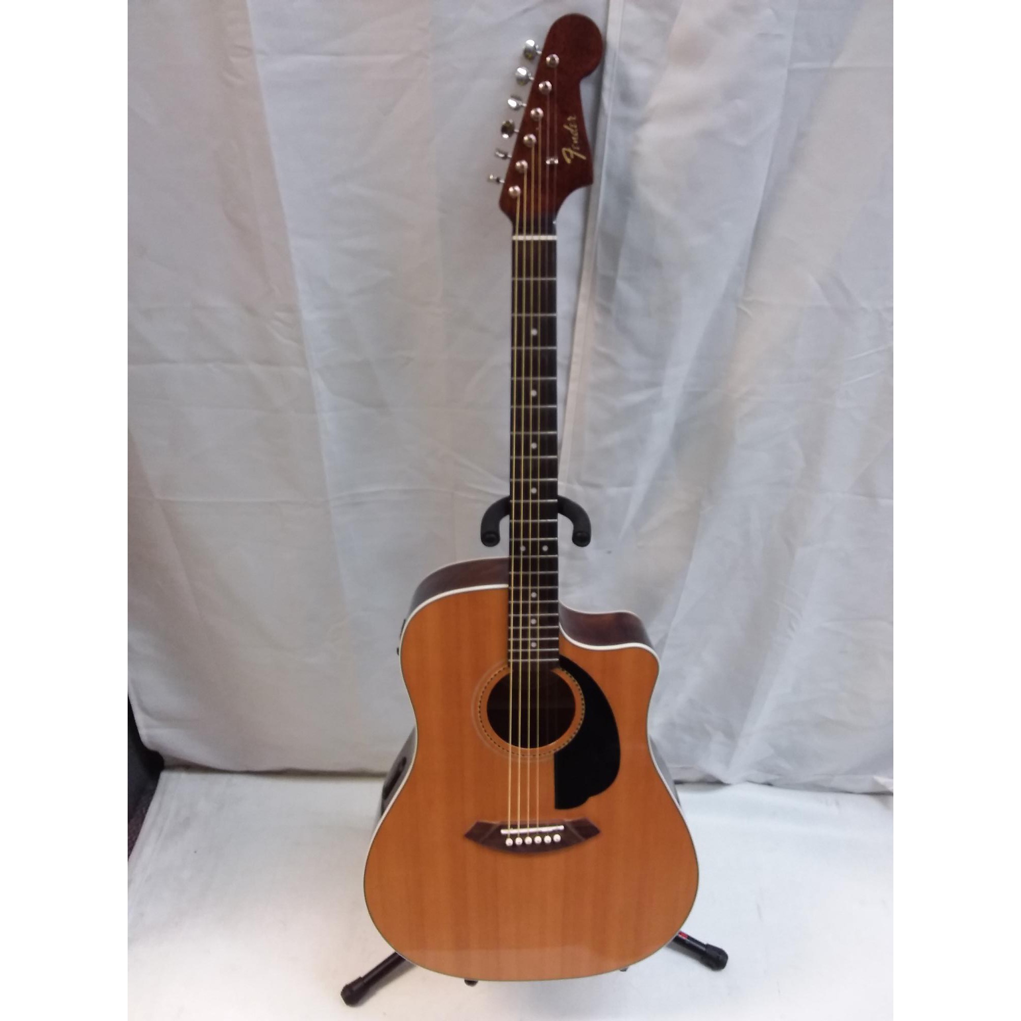 Used Fender Sonoran SCE Acoustic Electric Guitar Natural | Guitar