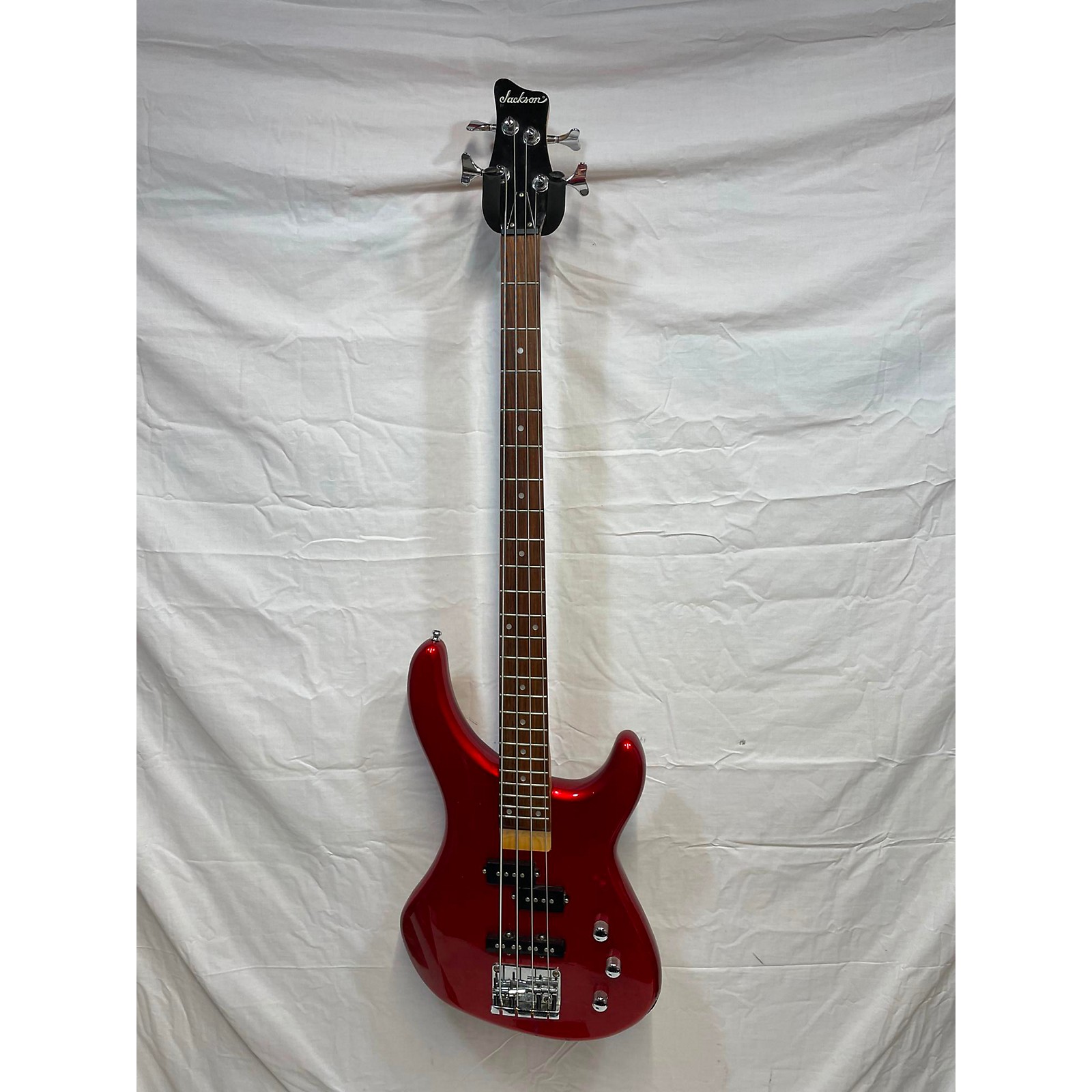 Used Jackson C20 Electric Bass Guitar Inferno Red Guitar Center