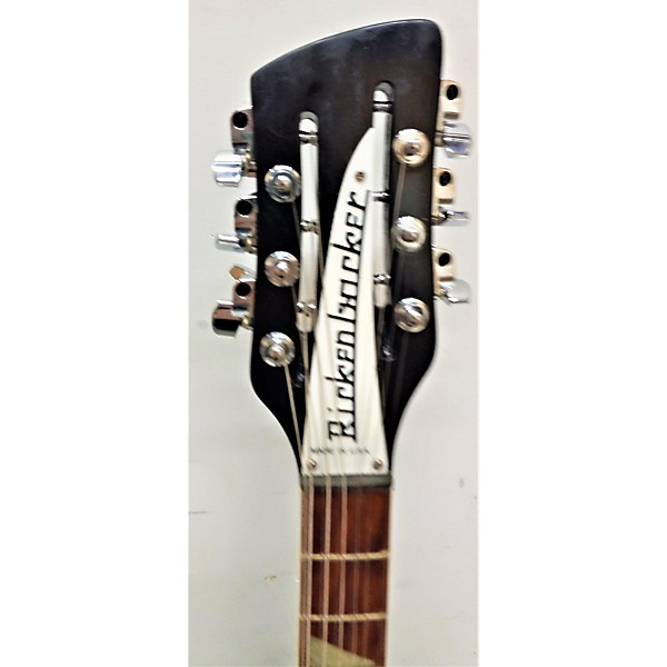 Used Rickenbacker Used Rickenbacker 360/12 Black Hollow Body Electric Guitar