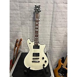 Used Schecter Guitar Research Used Schecter Guitar Research Custom Dbl Cut White Solid Body Electric Guitar