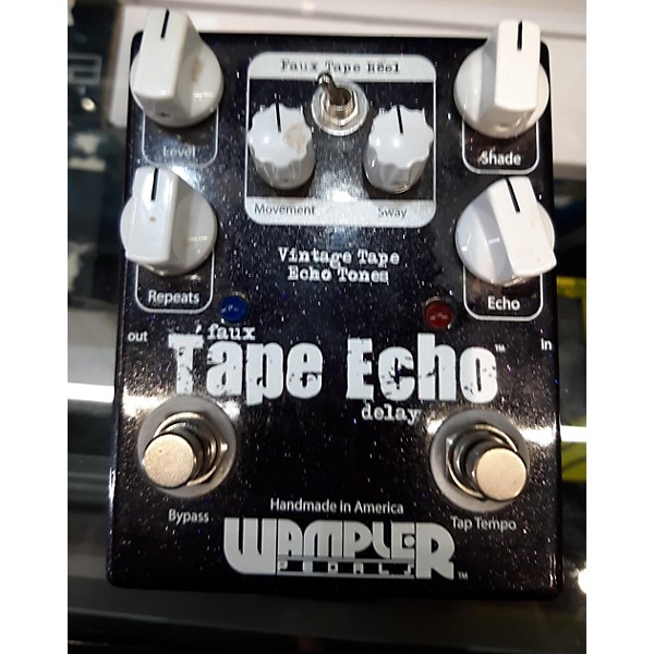 Used Wampler Faux Tape Echo Delay Effect Pedal Guitar Center
