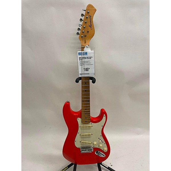 Used Harmony H80T Solid Body Electric Guitar Fiesta Red Guitar Center