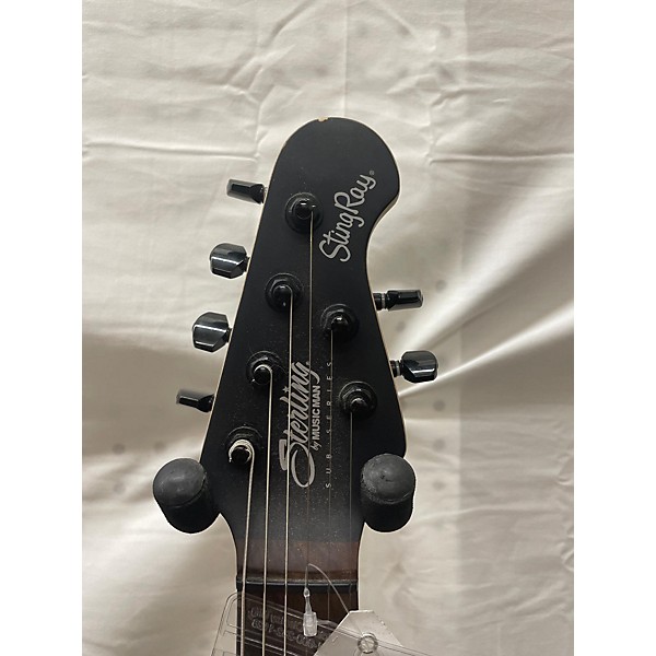 Used Sterling by Music Man Used Sterling By Music Man Sting Ray Stealth Black Solid Body Electric Guitar