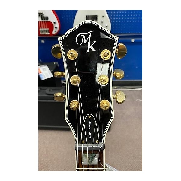 Used Michael Kelly Used Michael Kelly Patriot Vintage Black And Gold Solid Body Electric Guitar