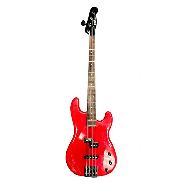 Used ESP Surveyor 4 String Electric Bass Guitar Red | Guitar Center