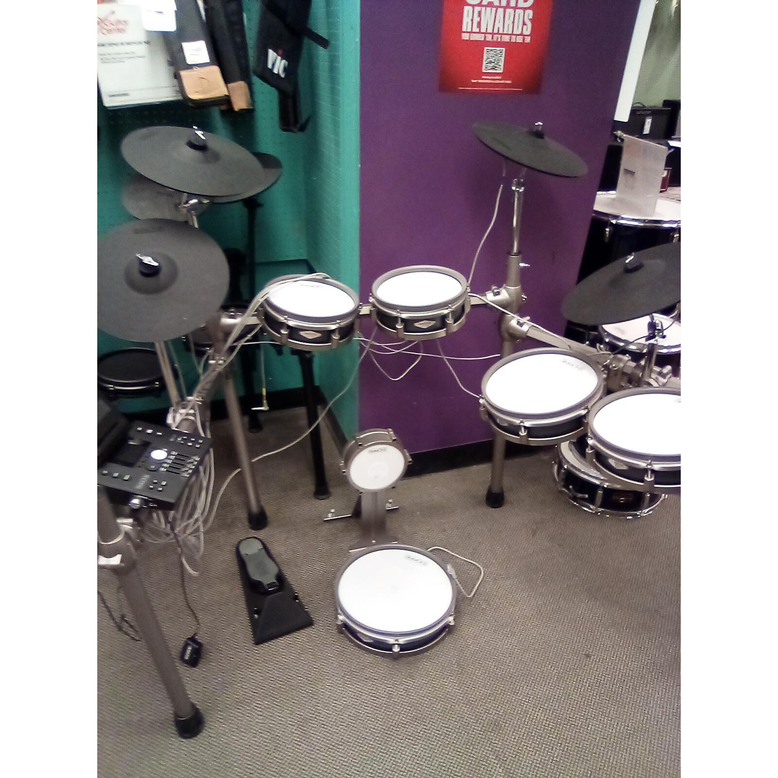 Used Simmons Sd1250 Electric Drum Set Guitar Center