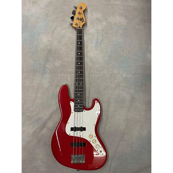 Used Fender Standard Jazz Bass Electric Bass Guitar Red Guitar Center