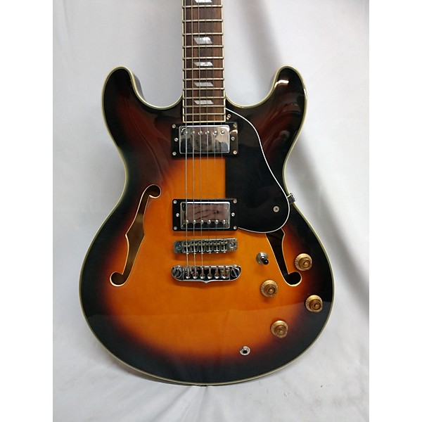 Used Aria Semi Hollow Hollow Body Electric Guitar