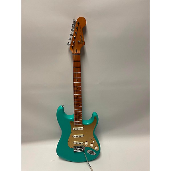 Used Squier Standard Stratocaster Solid Body Electric Guitar TEAL GREEN used-squier-standard-stratocaster-solid-body-electric-guitar-teal-green