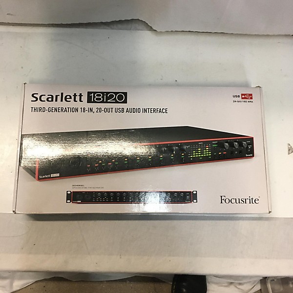 Used Focusrite Scarlett 18i20 Gen 3 Audio Interface | Guitar Center