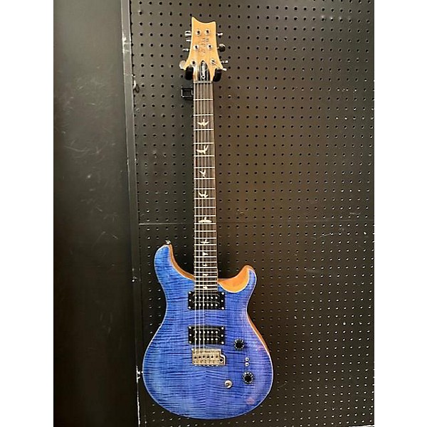Used PRS SE Custom 24 Solid Body Electric Guitar Blue Guitar Center