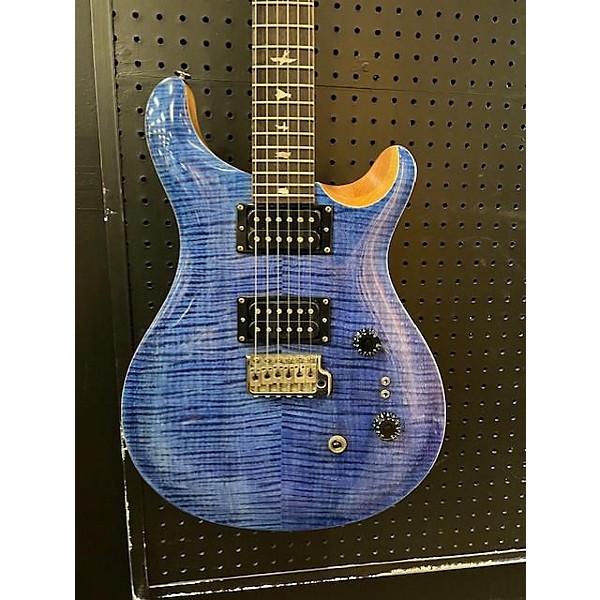 Used PRS SE Custom 24 Solid Body Electric Guitar Blue Guitar Center