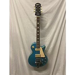 Used Epiphone Used Epiphone Les Paul Deluxe Blue Metallic Solid Body Electric Guitar