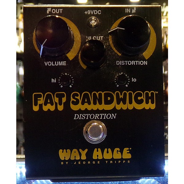 Used Way Huge Electronics WHE301 Fat Sandwich Harmonic Saturator Distortion  Effect Pedal