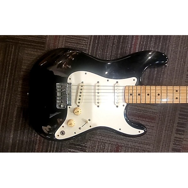 Used Fender 1983 2 Knob Stratocaster Solid Body Electric Guitar Black