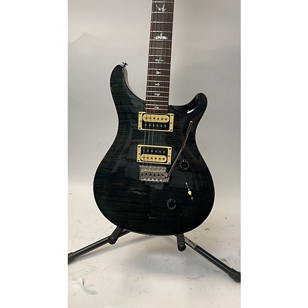 Used PRS SE Custom 24 Solid Body Electric Guitar Emerald Green Guitar