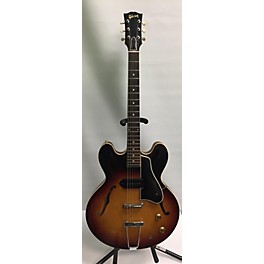 Vintage Gibson Vintage 1960s Gibson ES-330T Sunburst Hollow Body Electric Guitar