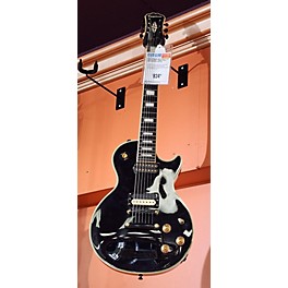 Used Epiphone Used Epiphone Matt Heafy Les Paul Custom 7 Ebony Solid Body Electric Guitar