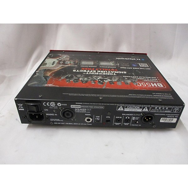 Used TC Electronic Bh550 Bass Amp Head
