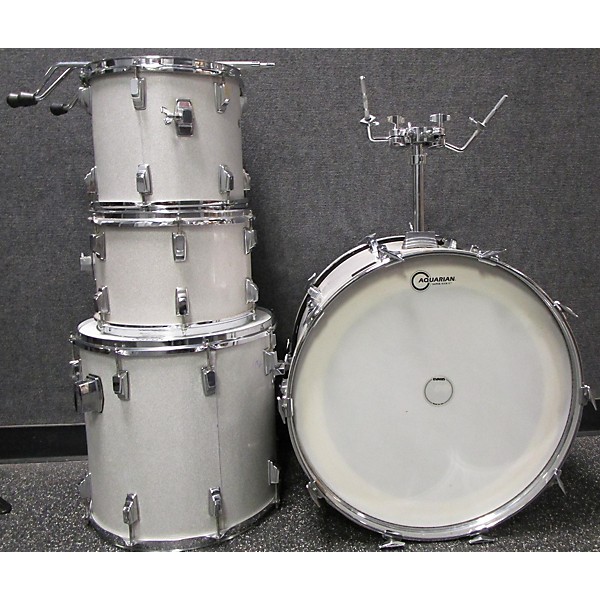 Used Pearl FIBER GLASS Drum Kit