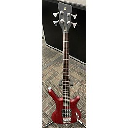 Used Ampeg Used RockBass By Warwick Corvette $$ Red Electric Bass Guitar