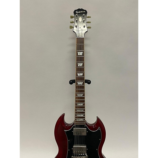 Used Epiphone SG Pro Solid Body Electric Guitar Red Guitar Center