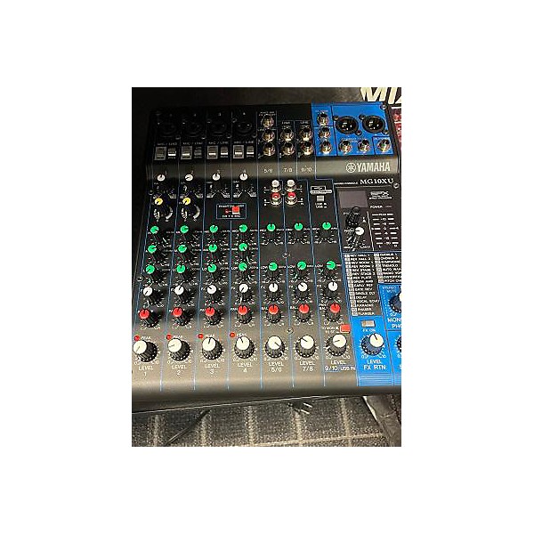 Used Yamaha MG10XU 10 Channel Mixer With Effects Unpowered Mixer