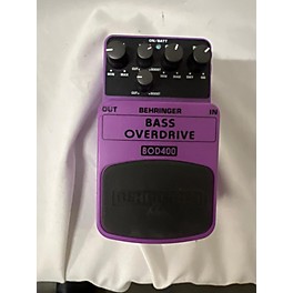 Used Behringer BOD400 Bass Overdrive Bass Effect Pedal