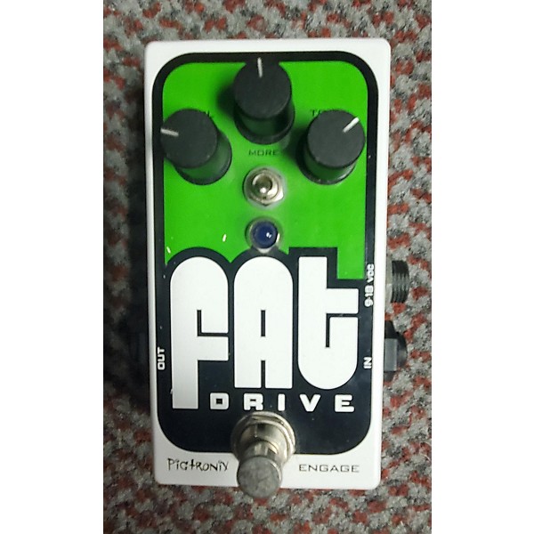 Used Pigtronix Fat Drive Tube Sound Overdrive Effect Pedal