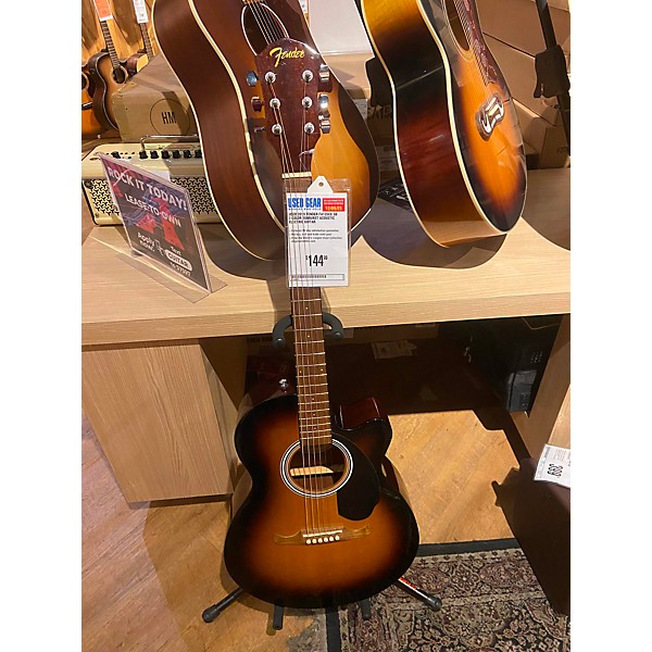 Used Fender 2019 FA135CE SB Acoustic Electric Guitar 2 Color Sunburst