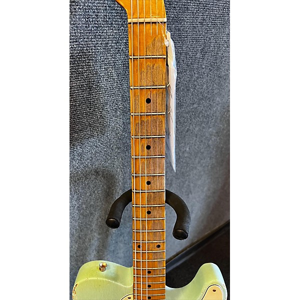 Used Used LAZUR Custom Build T Style Relic Surf Green Solid Body Electric Guitar