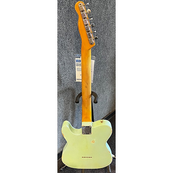 Used Used LAZUR Custom Build T Style Relic Surf Green Solid Body Electric Guitar