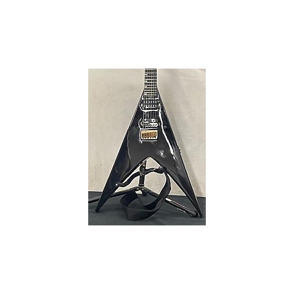 Used Used SERENGHETTI CUSTOM V Black Solid Body Electric Guitar