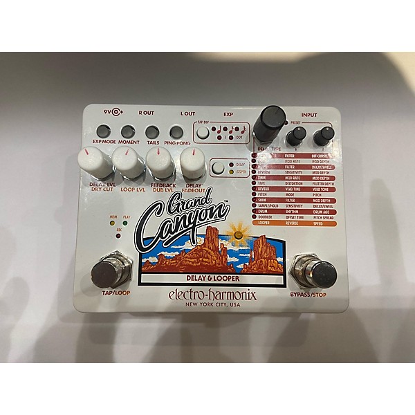 Used Electro-Harmonix Grand Canyon Delay And Looper Effect Pedal