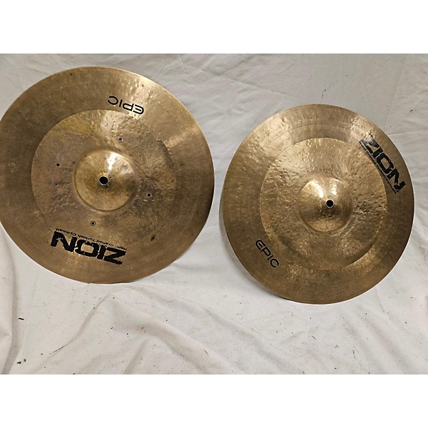Used Zion 15in Epic Hi-hat Pair Cymbal