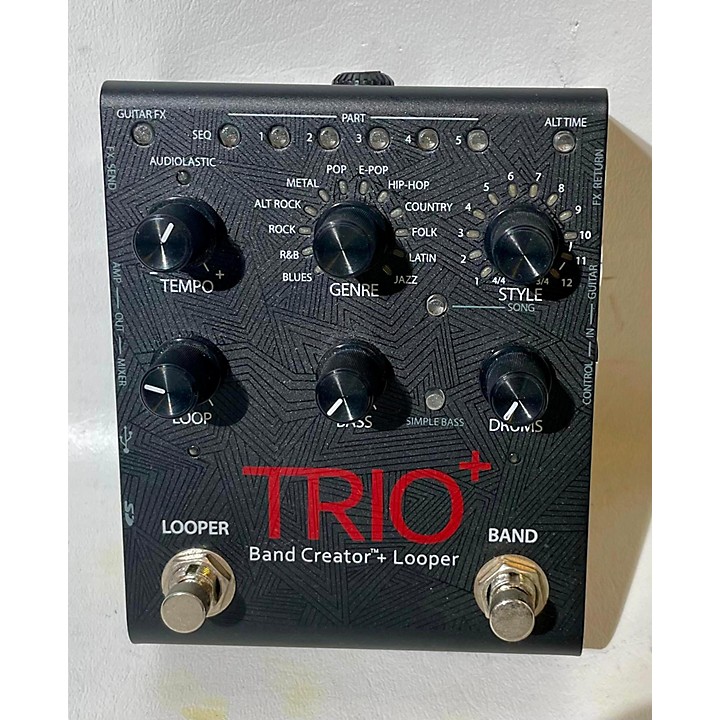 Used DigiTech Trio+ Band Creator Plus Looper Pedal | Guitar Center