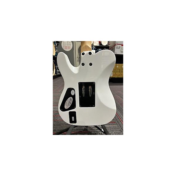 Used Schecter Guitar Research Used Schecter Guitar Research PTFR White Solid Body Electric Guitar