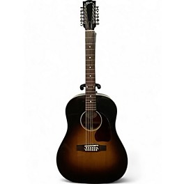 Used Gibson j45 12 STRING Vintage Sunburst 12 String Acoustic Electric Guitar