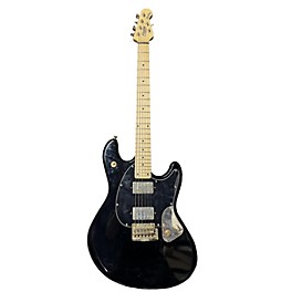 Used Sterling by Music Man Used Sterling By Music Man Jared Dines Sting Ray Black Solid Body Electric Guitar