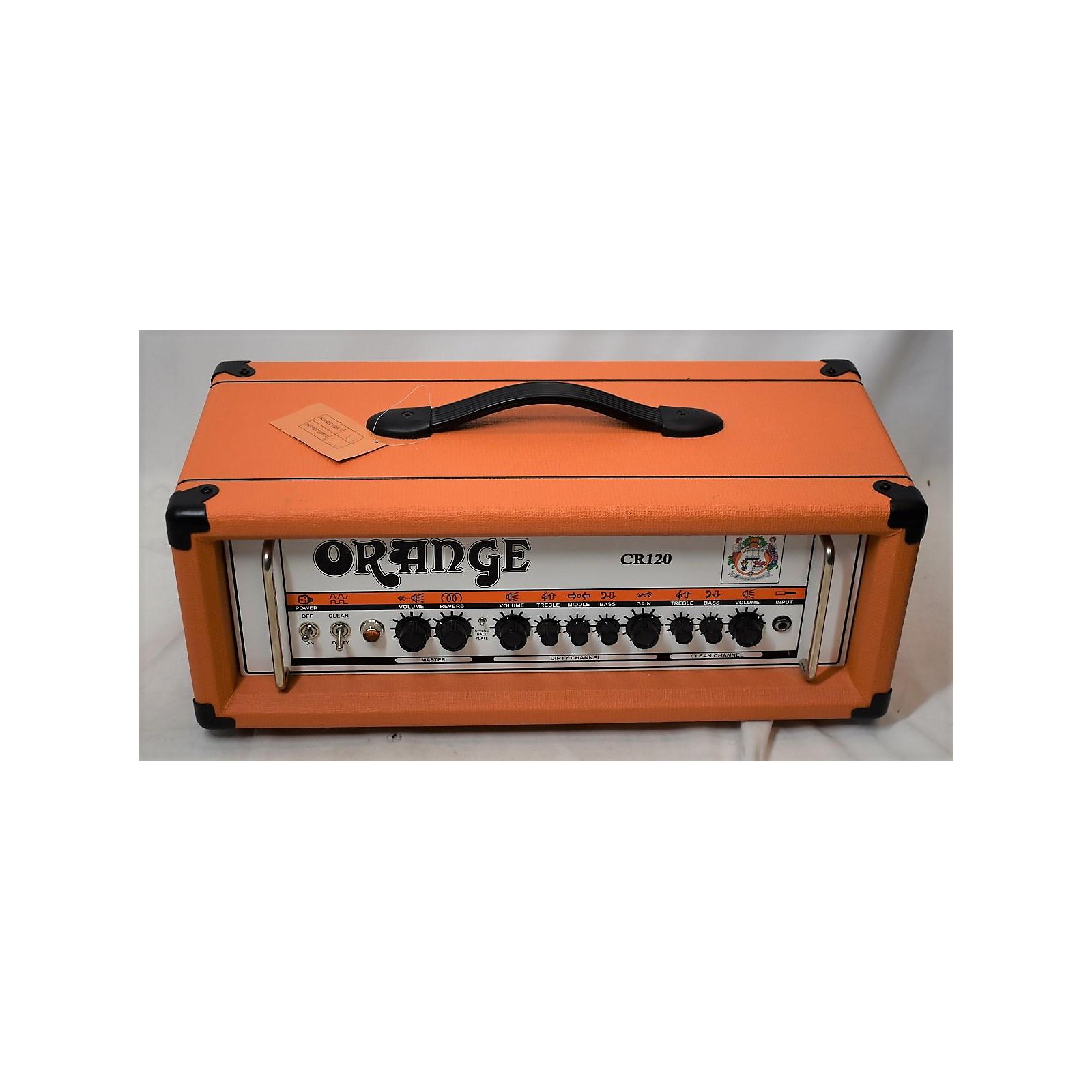 Used Orange Amplifiers CR120H Crush Pro 120W Solid State Guitar Amp Head