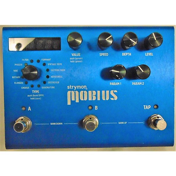 Used Strymon Mobius Multidimensional Modulation Effect Pedal