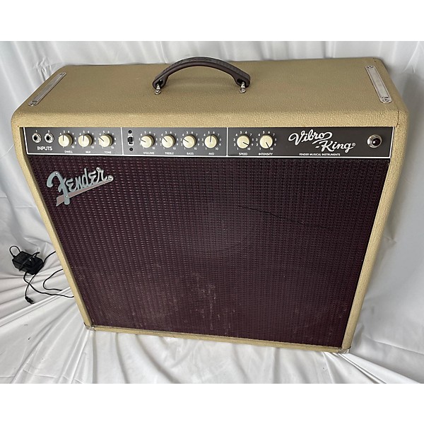 Used Fender Vibro King Custom 60W 3x10 Tube Guitar Combo Amp